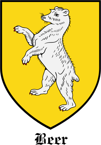 BEER family crest BEER family crest