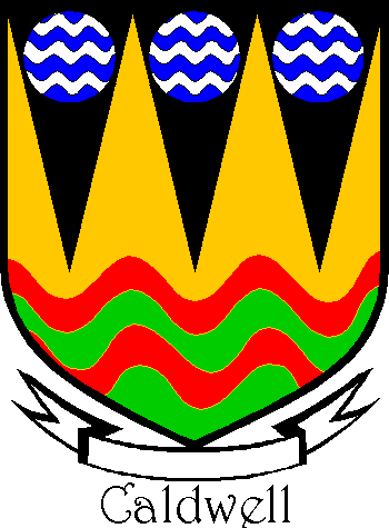 CALDWELL family crest CALDWELL family crest