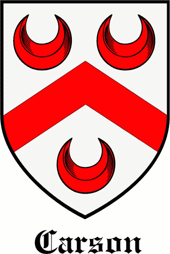 CARSON family crest