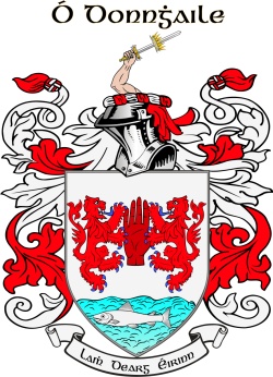 DONNELLY family crest DONNELLY family crest