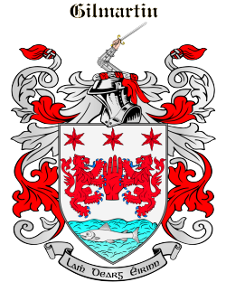 Gilmartin family crest Gilmartin family crest