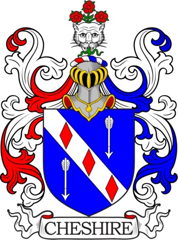Cheshire family crest Cheshire family crest