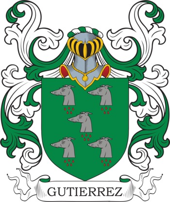 GUTIERREZ family crest GUTIERREZ family crest
