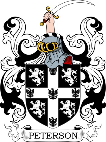 PETERSON family crest