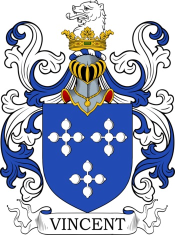 VINCENT family crest