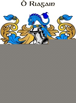 REAGAN family crest REAGAN family crest