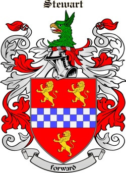 Stewart family crest