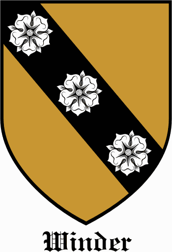 Winder family crest Winder family crest